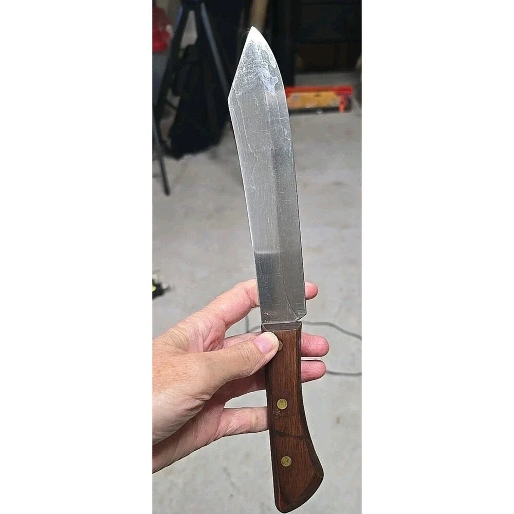Vintage Ekco Eterna Kitchen Knives Butcher And Fruit And Veg- One Ekco Stainless